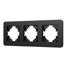 Изображение Рамка алюминиевая FRM-AKIRY-SFAL-3-BK (Arlight, -)
